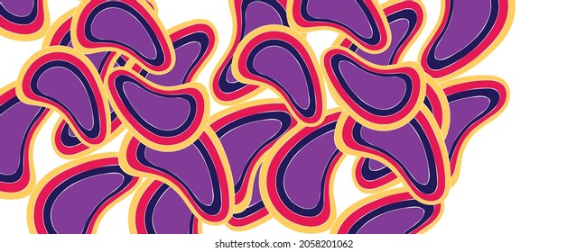 Vector Resumen de fondo, ciencia moderna, futurista, concepto de tecnología energética y arte. Imagen digital de líneas de rayas con luz, movimiento sobre fondo colorido