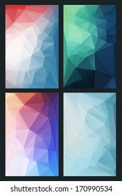 vector abstract background in modern style flat