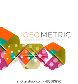 Plantilla moderna de fondo abstracto vectorial