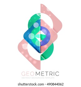 Vector abstract background modern template