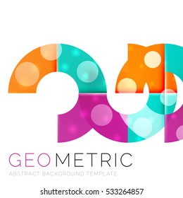 Vector abstract background modern template