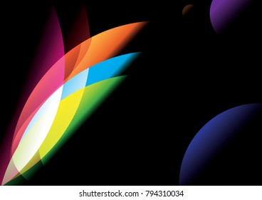 vector abstract background, Moving colorful abstract background, colorful waved lines for brochure