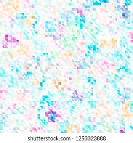 vector abstract background. multicolor pattern of rectangles and triangles