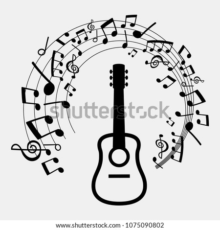 Similar – Image, Stock Photo guitar Leisure and hobbies