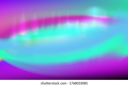 Vector abstract background with Northern Lights  or Aurora Borealis. Design for website, company presentation, business card.