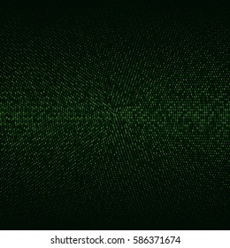 Vector abstract background with numbers one and zero on a dark background