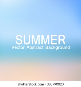 vector abstract background Ocean Beach