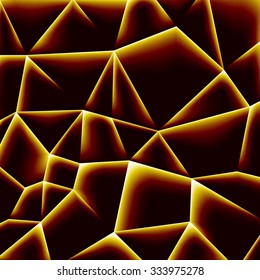 Vector abstract background with orange molten particles. Vector illustration