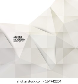 Vector abstract background. Origami and color geometric