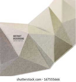 Vector abstract background. Origami and color geometric