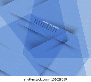 Vector abstract background. Origami geometric