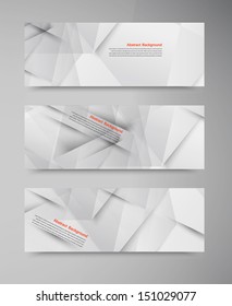 Vector abstract background. Origami geometric