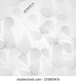 Vector abstract background. Origami and paper geometric