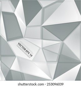 Vector abstract background. Origami and polygon geometric