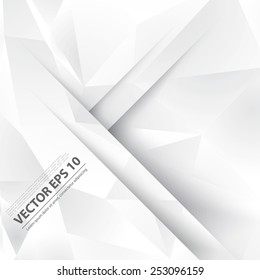 Vector abstract background. Origami and polygon geometric
