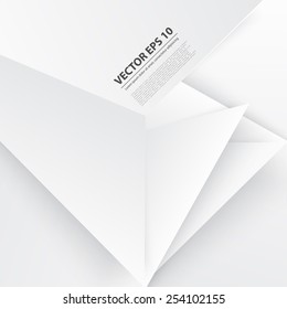 Vector abstract background. Origami and polygon geometric