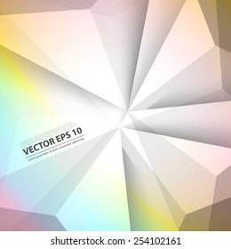 Vector abstract background. Origami and polygon geometric