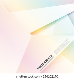 Vector abstract background. Origami and polygon geometric