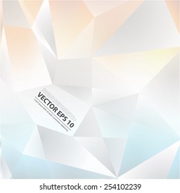 Vector abstract background. Origami and polygon geometric