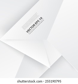 Vector abstract background. Origami and polygon geometric