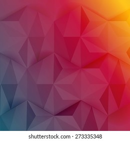 Vector abstract background. Origami and polygon geometric