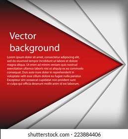 Vector abstract background. Overlap dimension modern line bar design for text and message. Template design. 