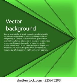 Vector abstract background. Overlap dimension modern line bar design for text and message. Template design.