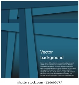 Vector abstract background. Overlap dimension modern line bar design for text and message. Template design.