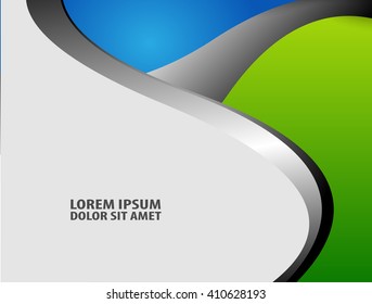 Vector abstract background. Overlap dimension modern line bar design for text and message. Template design.
