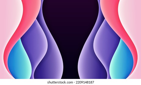 Vector abstract background with overlap layer and dynamic shadow on background .Vector background for wallpaper,banner, background. Eps 10