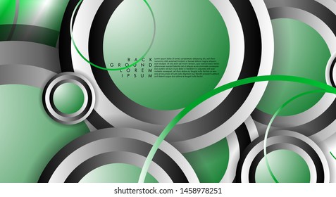 Vector Abstract Background Overlapping circles. Eps 10 concept for your design
