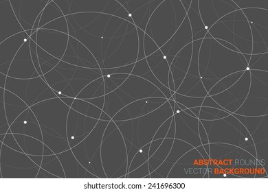 Vector Abstract Background Overlapping circles. Eps10 concept for your design