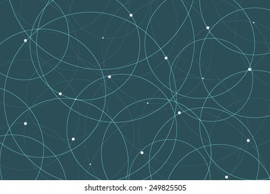Vector Abstract Background Overlapping circles. Eps10 concept for your design