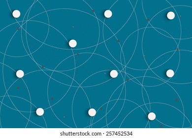 Vector Abstract Background Overlapping circles. Eps10 concept for your design