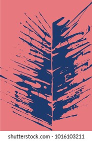 Vector abstract background of paint flowing art
