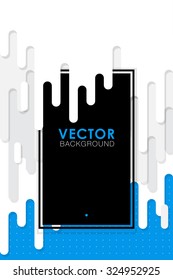 vector abstract background with paint and rectangular