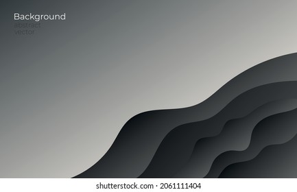 Vector abstract background in paper art style. Concept of metal plates, iron sheets. Design template for web banner, sites, social networks. Copy space.