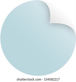 Vector abstract background. Paper and corner blue sky