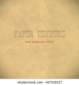 Vector abstract background. Paper texture. Packaging, advertising, banner, placard, any graphic design backdrop. Mock up design.