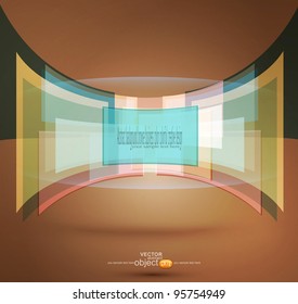 vector abstract background with pastel colors