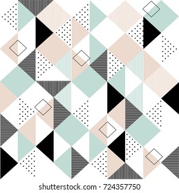 Vector abstract background. pastel shades. triangles.