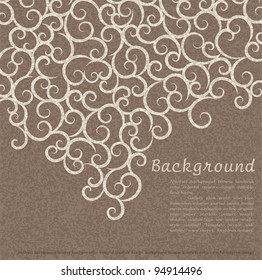 vector abstract background with a pattern