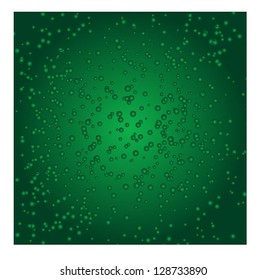 vector abstract background pattern on Green