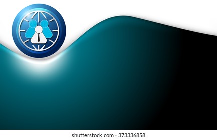 Vector abstract background with people symbol