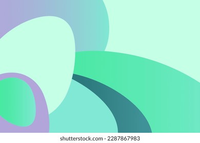 Vector Abstract Background, perfect for background design, blurred mint, purple,  green, shapes, gradients, summer, turquoise, illustration for your graphic design