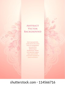 Vector abstract background. Perfect for invitations or announcement.