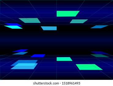 vector abstract background perspective concept