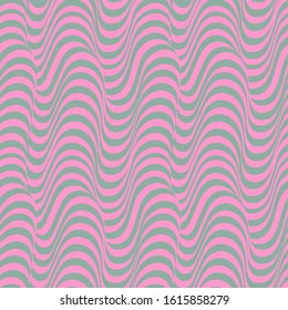 Vector abstract background with pink and green waves