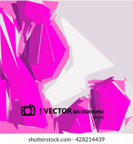 VECTOR ABSTRACT BACKGROUND, pink and grey colors