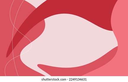 Vector Abstract Background Pink Valentines Day Theme